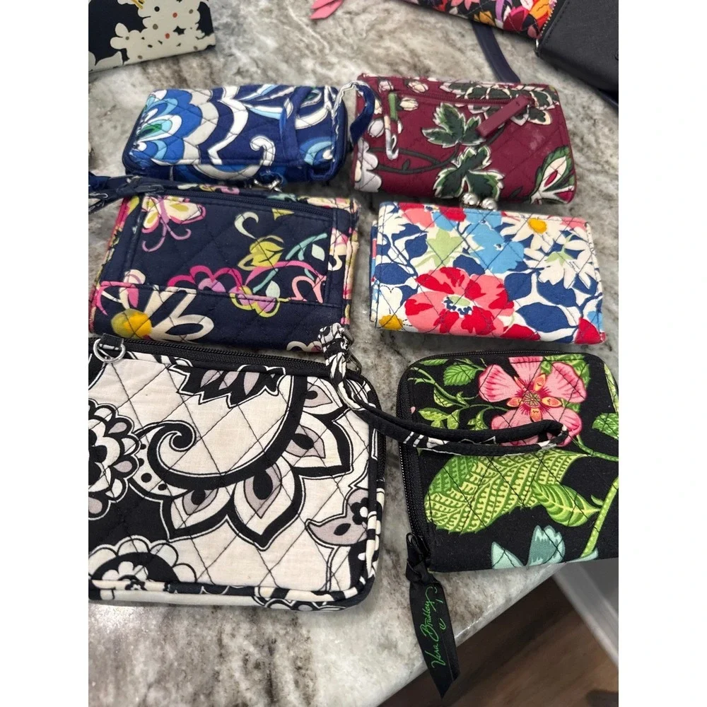 Lot of Vera Bradley  collection various colorful, quilted cotton purses wallets - Picture 5 of 8